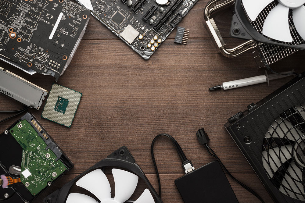 Vital hardware components in computers
